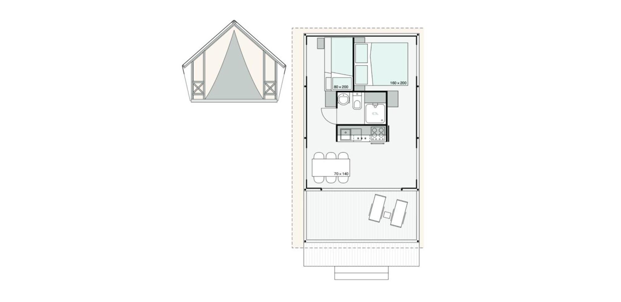 Camp Dole Zivogosce - Mobile Home And Glamping Tent Esterno foto